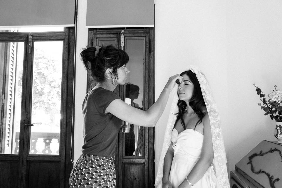 Maria Elena Ercoli Wedding Makeup & Hairstyle