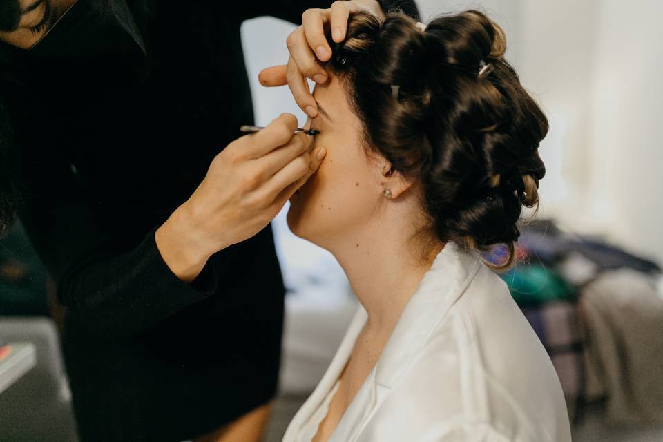 Maria Elena Ercoli Wedding Makeup & Hairstyle