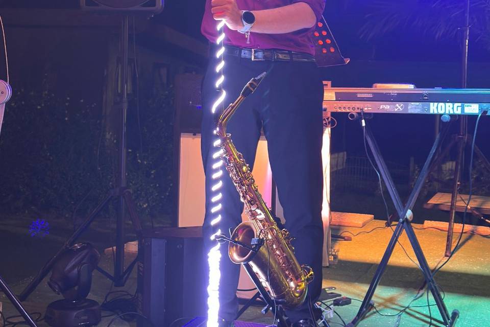 Voce e Sax - bordo piscina