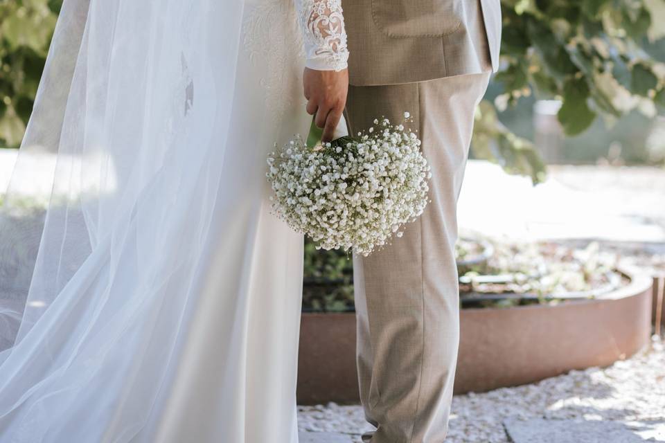 Bouquet di velo di sposa