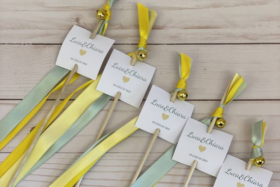 L+C Wedding Wands