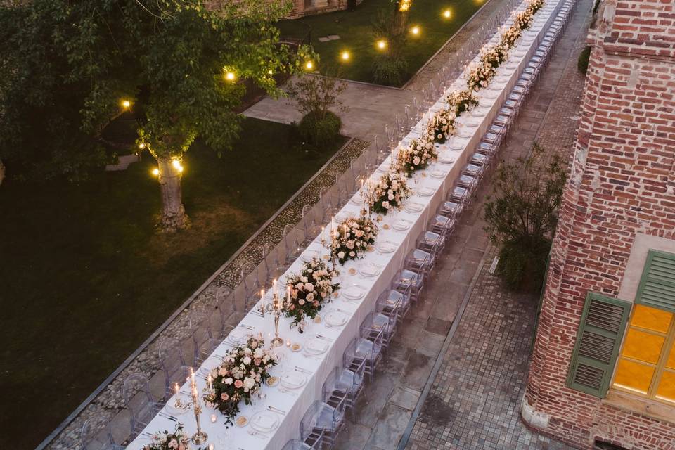 Allestimento Villa Bria