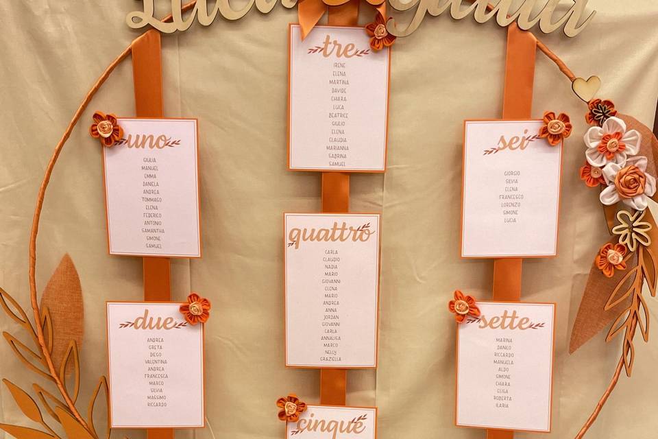 L+G Tableau de mariage