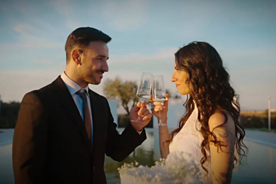 La felicità degli sposi