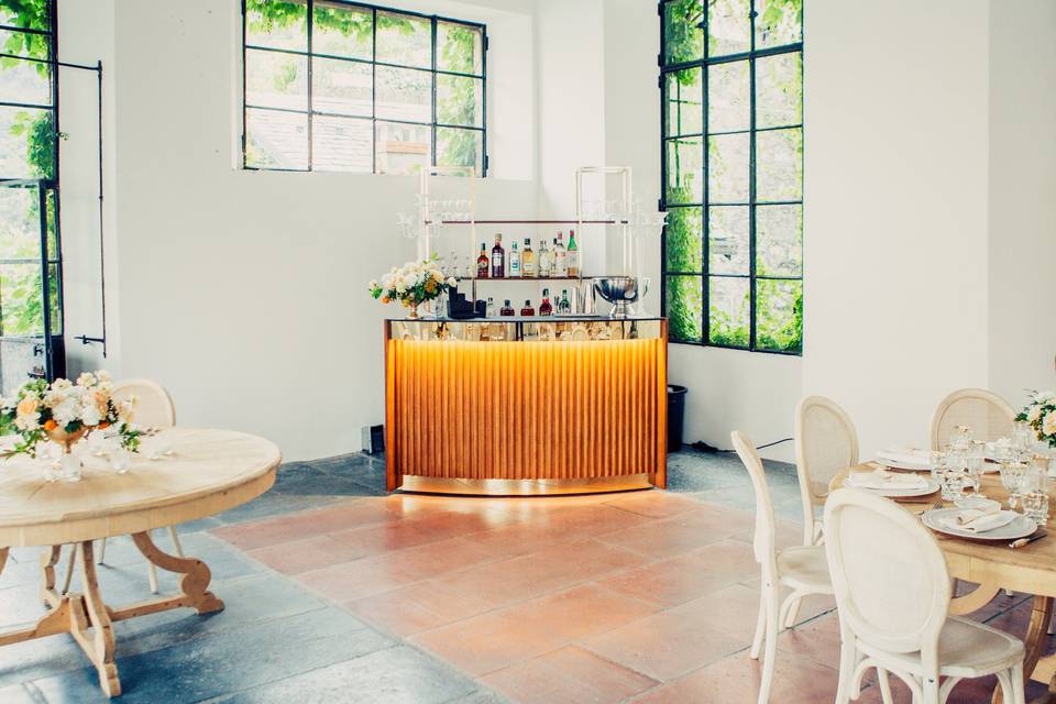 Wooden bar