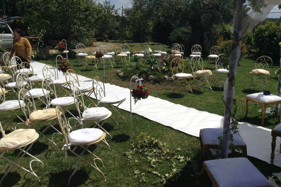 Ceremonia in giardino