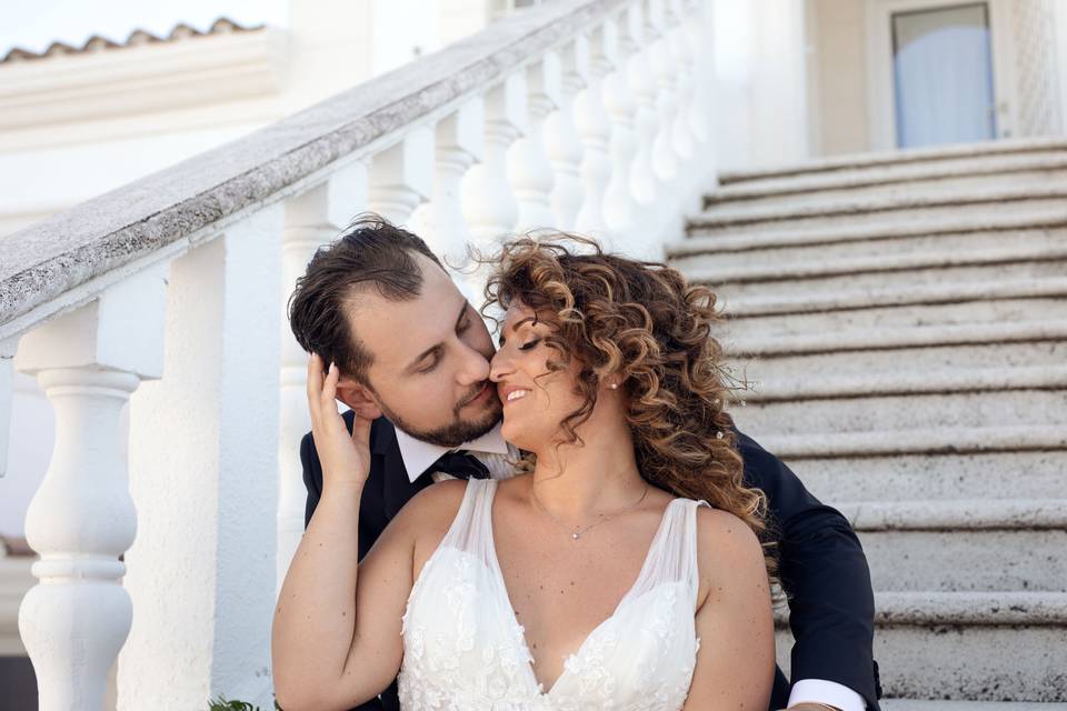 Wedding-ritratto di coppia