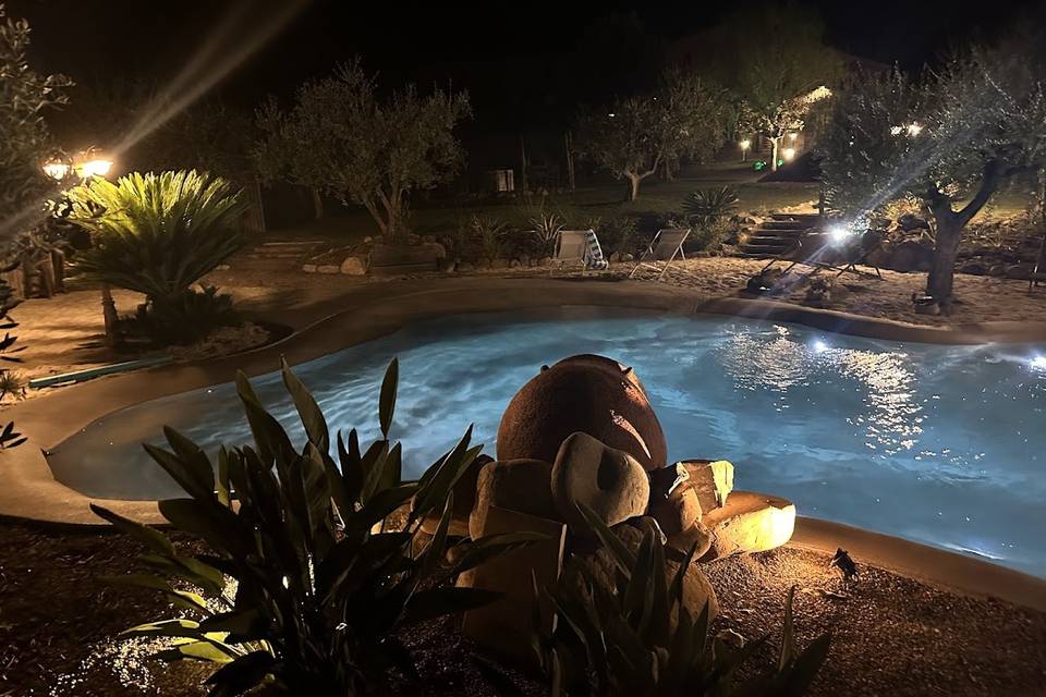 Relax serale in piscina