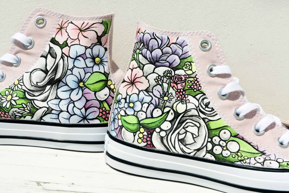 Converse bouquet sposa