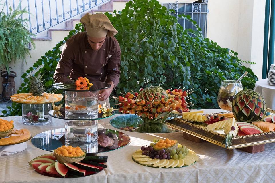 Allestimento buffet frutta