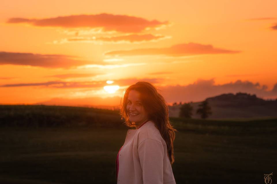 Ritratto al tramonto