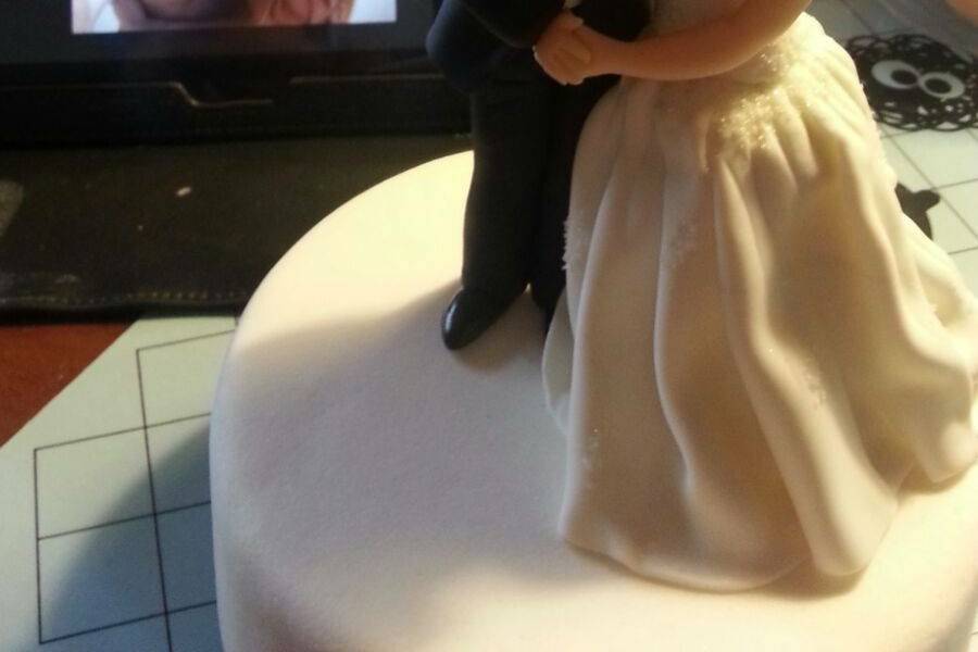 Cake topper ritratto