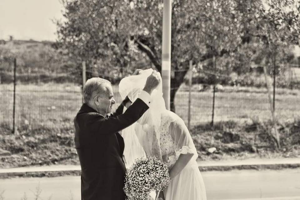 La sposa e il papà