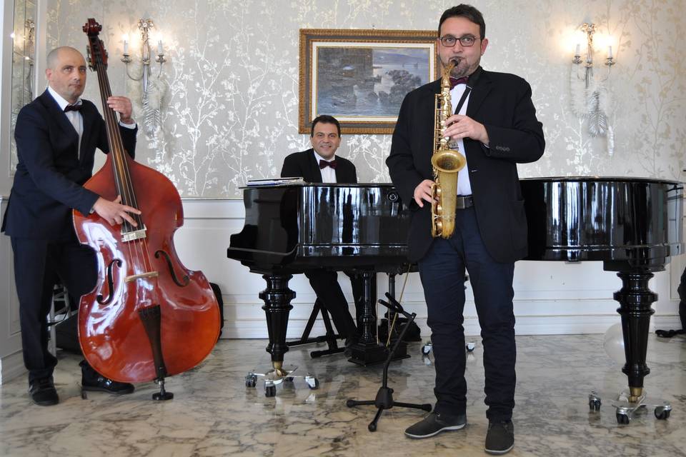 Trio jazz in Villa Lucrezio