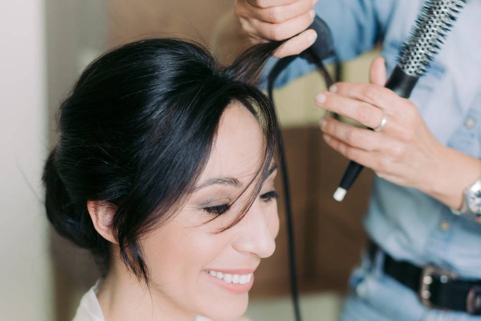 Bridal hair