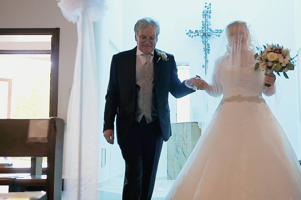 Sposa con papà