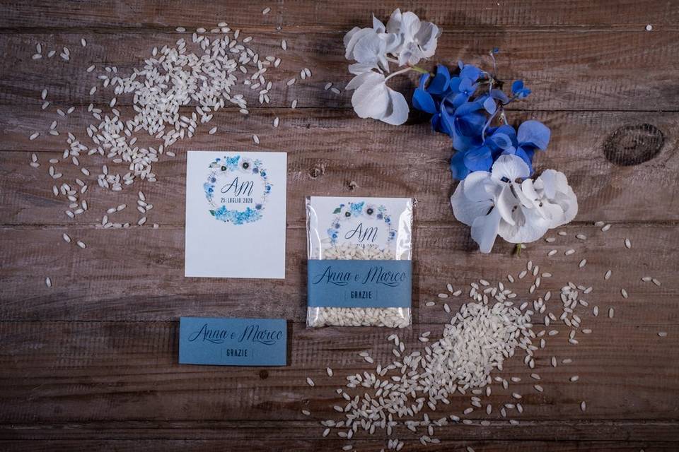 Scatolina matrimonio confetti