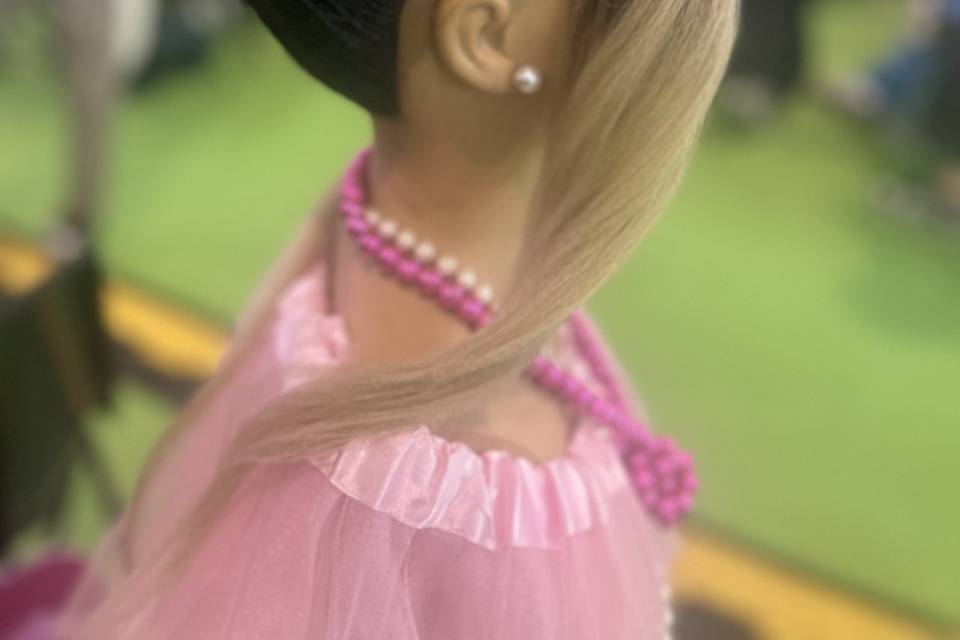 Acconciatura da sera commercia