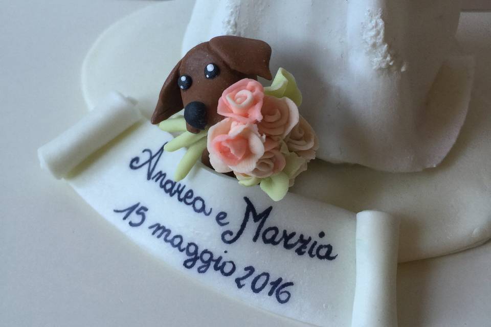 Cake topper con bimba