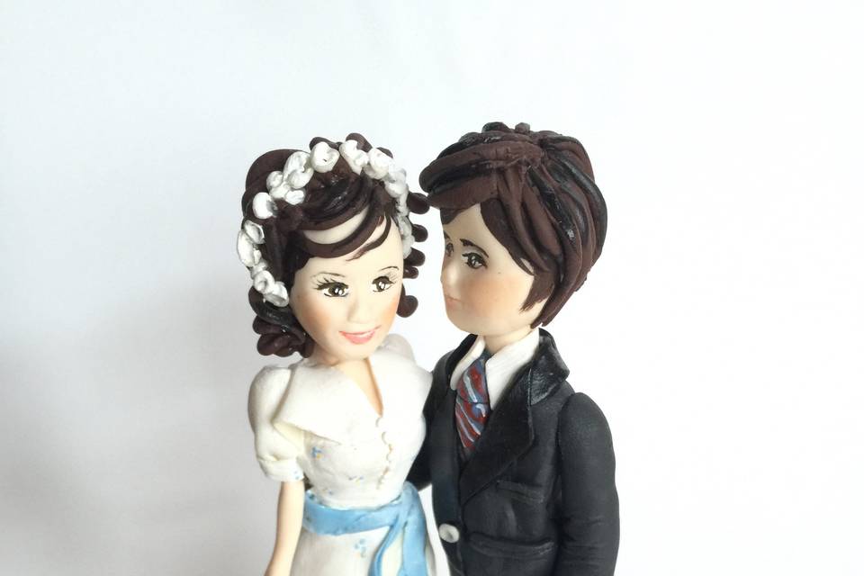 Cake topper anniversario